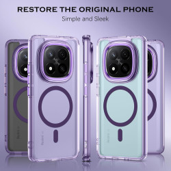 Yinlai coque pour xiaomi rougemi note 14 pro+, magnétique compatible avec magsafe, dos anti-rayures protection antichoc anti-jau