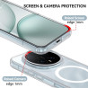YINLAI Coque pour Honor Magic 8 Pro 5G, Compatible avec MagSafe, Protection Qualité Militaire, Dos Anti Rayures Antichoc Anti-Ja