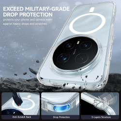 YINLAI Coque pour Honor Magic 8 Pro 5G, Compatible avec MagSafe, Protection Qualité Militaire, Dos Anti Rayures Antichoc Anti-Ja