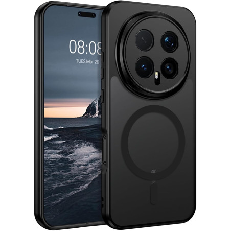 YINLAI Coque pour Honor Magic 8 Pro 5G, Compatible avec MagSafe, Magnétique Etui Translucide Mat Arrière Housse Fine Protection 
