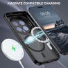 YINLAI Coque pour Honor Magic 8 Pro 5G, Compatible avec MagSafe, Magnétique Etui Translucide Mat Arrière Housse Fine Protection 