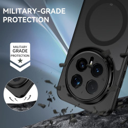YINLAI Coque pour Honor Magic 8 Pro 5G, Compatible avec MagSafe, Magnétique Etui Translucide Mat Arrière Housse Fine Protection 
