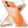 Yohii Coque pour Honor 600 5G avec 2 Verre Trempé,【Protection Caméra】 Protection Militaire Étui Housse Ultra Mince Antichoc Anti