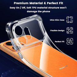 Yohii Coque pour Honor 600 5G avec 2 Verre Trempé,【Protection Caméra】 Protection Militaire Étui Housse Ultra Mince Antichoc Anti