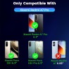 Yohii coque pour xiaomi rougemi a7 pro/poco c81 / c81 pro avec 2 verre trempé, protection caméra antichoc bumper protection avec
