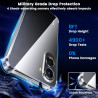 Yohii coque pour xiaomi rougemi a7 pro/poco c81 / c81 pro avec 2 verre trempé, protection caméra antichoc bumper protection avec