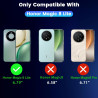 Yohii Coque Transparent TPU pour Honor Magic 8 Lite 5G, [Protection de la caméra] Soft Anti Jaunissement Absorption de Choc et S