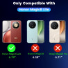 Yohii Coque Transparent TPU pour Honor Magic 8 Lite 5G Aver 2 Pièces Verre Trempé, [Protection de la caméra] Soft Anti Jaunissem
