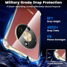 Yohii Coque Transparent TPU pour Honor Magic 8 Lite 5G Aver 2 Pièces Verre Trempé, [Protection de la caméra] Soft Anti Jaunissem