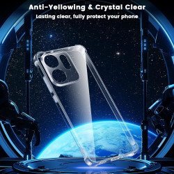 Yohii Coque pour Oppo Reno14 F/Reno 14F/Reno 14 FS avec 2 Pièces Verre Trempé, [Protection Appareil Photo] Housse Antichoc Trans