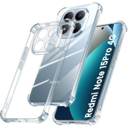 Yohii coque antichoc pour xiaomi rougemi note 15 pro 4g (pas pour 5g) avec protection caméra, protection militaire étui ultra mi