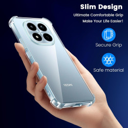 Yohii coque antichoc pour xiaomi rougemi note 15 pro 4g (pas pour 5g) avec protection caméra, protection militaire étui ultra mi