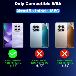 Yohii coque pour xiaomi rougemi note 15 4g / 5g / poco m8 5g【protection caméra】 protection militaire étui housse ultra mince ant