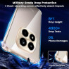Yohii coque pour xiaomi rougemi note 15 pro 5g (pas pour pro 4g) avec 2 verre trempé,【protection caméra】 protection militaire ét