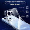 Yohii Coque pour Oppo Reno15 F/Reno 15F/Reno 15 FS avec 2 Pièces de Verre Trempé, [Protection de la Caméra] Housse Antichoc Tran