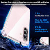 Yohii Coque pour Samsung Galaxy A27 5G avec 2 Verre Trempé, [Protection Caméra] Antichoc Bumper Protection avec Coins Renforcés 