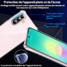 Yohii Coque pour Samsung Galaxy A27 5G avec 2 Verre Trempé, [Protection Caméra] Antichoc Bumper Protection avec Coins Renforcés 