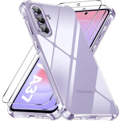 Yohii Coque pour Samsung Galaxy A37 5G avec 2 Verre Trempé,【Protection Caméra】 Protection Militaire Étui Housse Ultra Mince Anti
