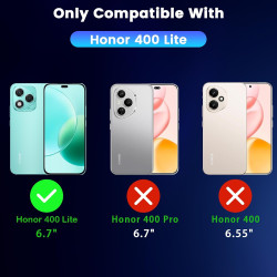Yohii Coque pour Honor 400 Lite 5G【Protection Caméra】 Protection Militaire Étui Housse Ultra Mince Antichoc Anti-Rayures Fine en