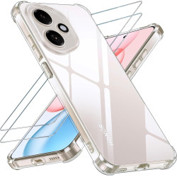 Yohii Coque pour Honor 400 5G avec 2 Verre Trempé,【Protection Caméra】 Protection Militaire Étui Housse Ultra Mince Antichoc Anti