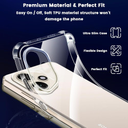 Yohii Coque pour Honor 400 5G avec 2 Verre Trempé,【Protection Caméra】 Protection Militaire Étui Housse Ultra Mince Antichoc Anti