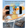 TAURI Lot de 2 Protecteurs d'Objectif de Caméra pour iPhone 16 Pro 6,3"/iPhone 16 Pro Max 6,9", Couverture Complète en Verre Tre