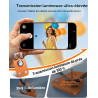 Tauri lot de 2 protecteurs d'objectif de caméra pour iphone 17 pro max 6,9", couverture complète en verre trempé 9h anneau, plaq
