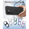 TAURI Lot de 2 Protecteurs d'Objectif de Caméra pour iPhone 16 6,1"/iPhone 16 Plus 6,7", Couverture Complète en Verre Trempé 9H 