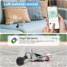 Smart traceur tag, smart traceur gps android lot de 4, fonctionne avec app android localiser,traceur localisateur d’objets bleut