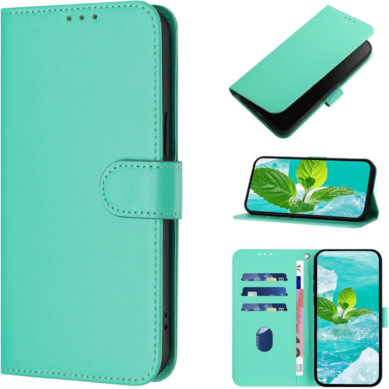 Coque pour Google Pixel 9a, Etui Protection Housse en Cuir PU [Fentes pour Cartes] Coque Magnétique, Antichoc Étui Portefeuille 