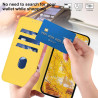 Coque pour Oppo A5X 4G/5G, Etui Protection Housse en Cuir PU [Fentes pour Cartes] Coque Magnétique, Antichoc Étui Portefeuille F