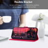 Coque pour Oppo A5X 4G/5G, Etui Protection Housse en Cuir PU [Fentes pour Cartes] Coque Magnétique, Antichoc Étui Portefeuille F