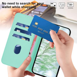 Coque pour Oppo A5X 4G/5G, Etui Protection Housse en Cuir PU [Fentes pour Cartes] Coque Magnétique, Antichoc Étui Portefeuille F
