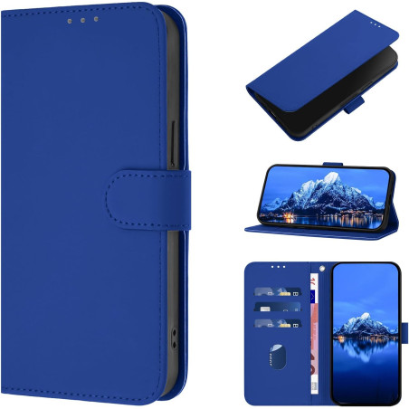 Coque pour Oppo A5X 4G/5G, Etui Protection Housse en Cuir PU [Fentes pour Cartes] Coque Magnétique, Antichoc Étui Portefeuille F