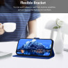 Coque pour Oppo A5X 4G/5G, Etui Protection Housse en Cuir PU [Fentes pour Cartes] Coque Magnétique, Antichoc Étui Portefeuille F