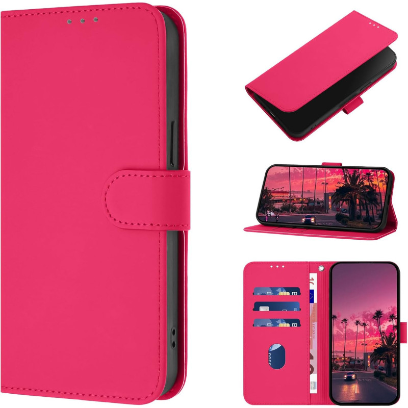Coque pour Oppo A5 Pro 4G/5G, Etui Protection Housse en Cuir PU [Fentes pour Cartes] Coque Magnétique, Antichoc Étui Portefeuill