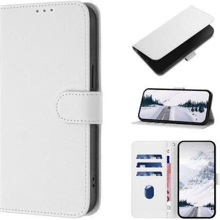 Coque pour Oppo A5 4G/5G, Etui Protection Housse en Cuir PU [Fentes pour Cartes] Coque Magnétique, Antichoc Étui Portefeuille Fl