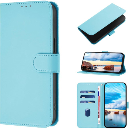 Coque pour Oppo A5 4G/5G, Etui Protection Housse en Cuir PU [Fentes pour Cartes] Coque Magnétique, Antichoc Étui Portefeuille Fl