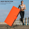 Coque pour oppo a5 4g/5g, etui protection housse en cuir pu [fentes pour cartes] coque magnétique, antichoc étui portefeuille fl