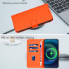 Coque pour oppo a5 4g/5g, etui protection housse en cuir pu [fentes pour cartes] coque magnétique, antichoc étui portefeuille fl