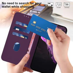 Coque pour Oppo A5 4G/5G, Etui Protection Housse en Cuir PU [Fentes pour Cartes] Coque Magnétique, Antichoc Étui Portefeuille Fl