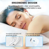 Ecouteurs bleutooth sans fil, kauguo écouteurs sans fil 5.4 avec 4 enc réduction antibruit mic 42h durée écran led contrôle tact
