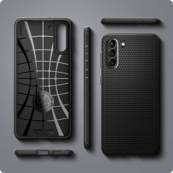 Spigen Liquid Air Coque Compatible avec Samsung Galaxy S21 Plus - Noir