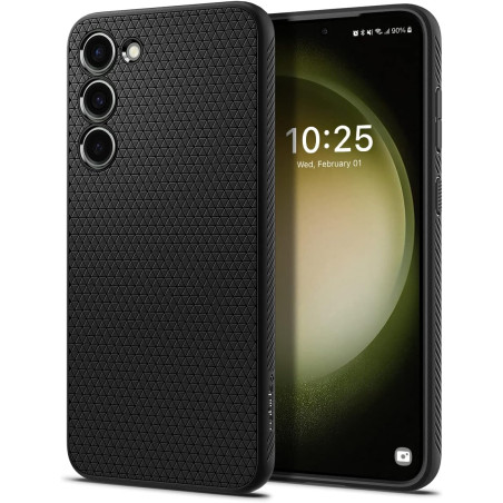 Spigen Coque pour Samsung S23 Liquid Air - Noir Mat