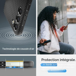 Spigen Coque pour Samsung S23 Liquid Air - Noir Mat