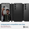Spigen Coque pour Samsung S24 Liquid Air - Noir Mat