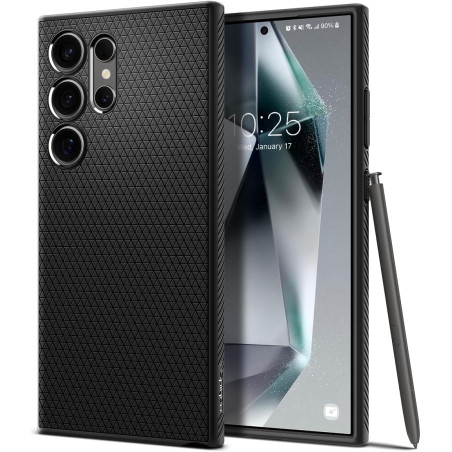 Spigen Coque pour Samsung S24 Ultra Liquid Air - Noir Mat