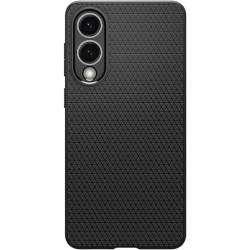 Spigen Liquid Air Coque Compatible avec Samsung Galaxy S25 Edge - Noir Mat