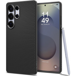 Spigen Coque pour Samsung S25 Ultra Liquid Air - Noir Mat