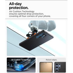 Spigen Coque pour Samsung S25 Ultra Liquid Air - Noir Mat